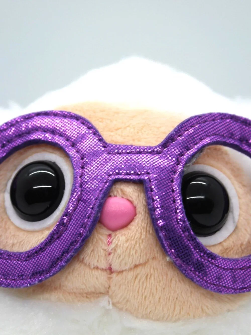 Aurora Plush Gumdrops eye’ m Sweet Lamb w/Purple Sparkly Glasses & Ears 5.5